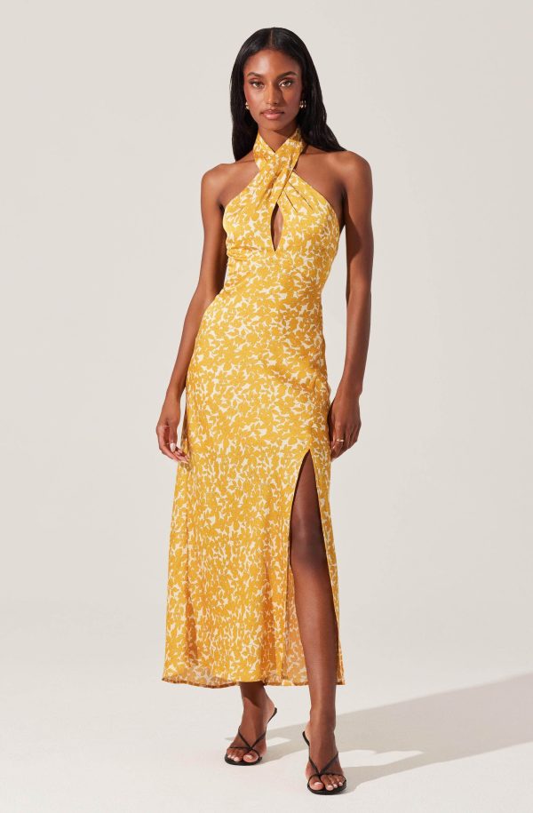 Marissa Floral Halter Neck Dress - Image 9