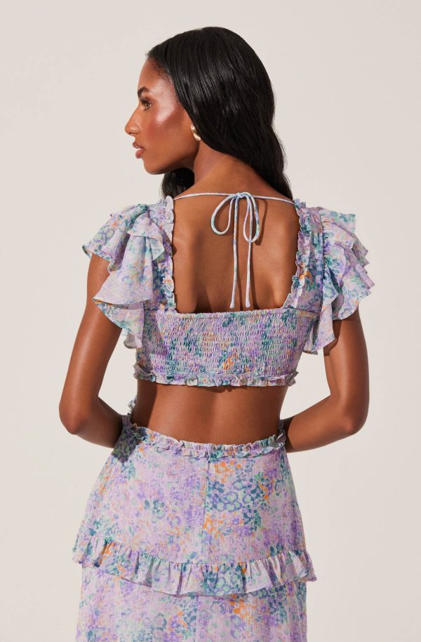 Mable Floral Tiered Ruffle Maxi Dress - Image 5