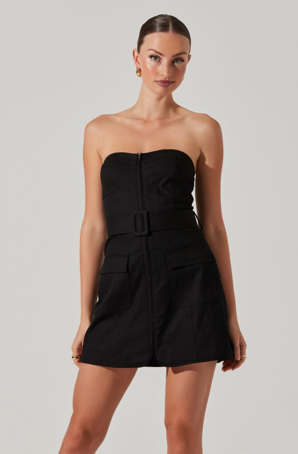 Deniz Strapless Mini Dress - Image 5