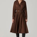 Darany Belted Midi Shirt Dress