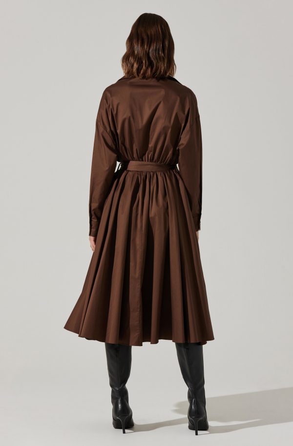 Darany Belted Midi Shirt Dress - Image 6