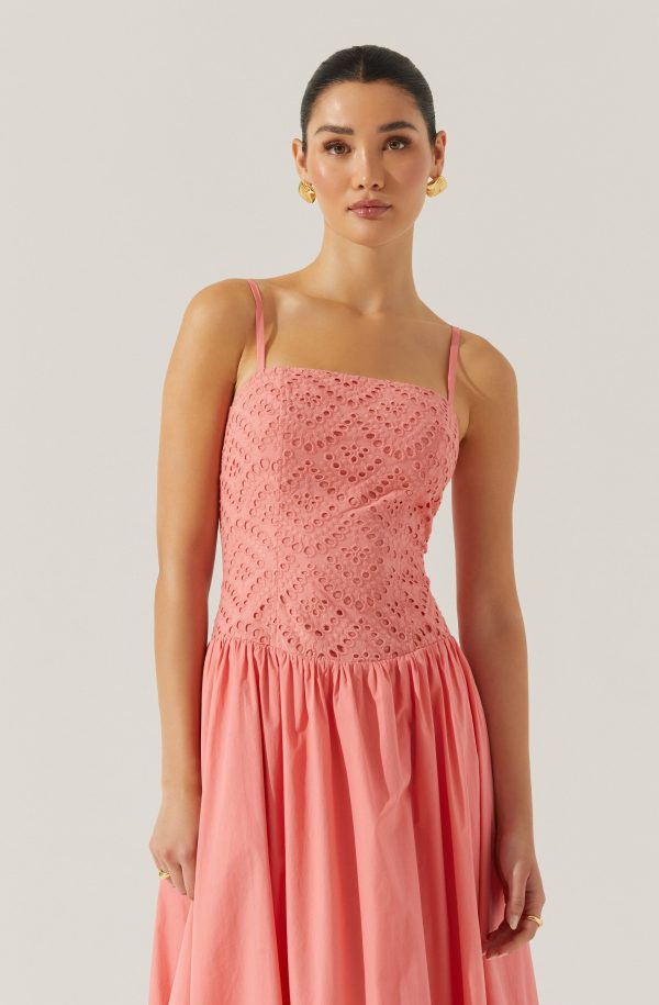 Nathalia Eyelet Midi Dress - Image 11