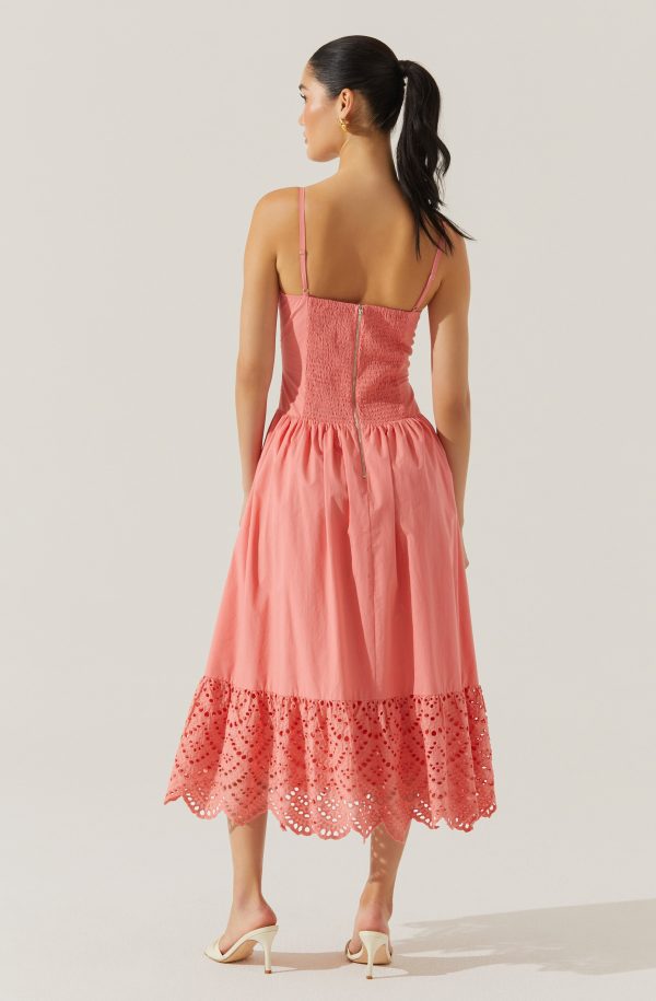 Nathalia Eyelet Midi Dress - Image 8