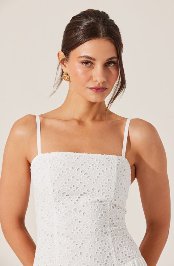 Nathalia Eyelet Midi Dress - Image 3