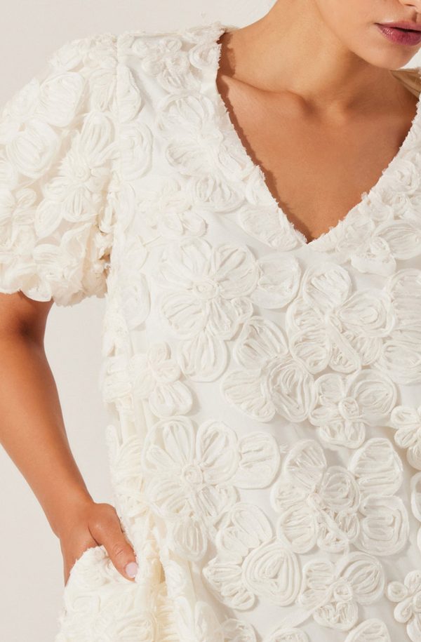 Lakelyn Floral Embroidered Mini Dress - Image 4