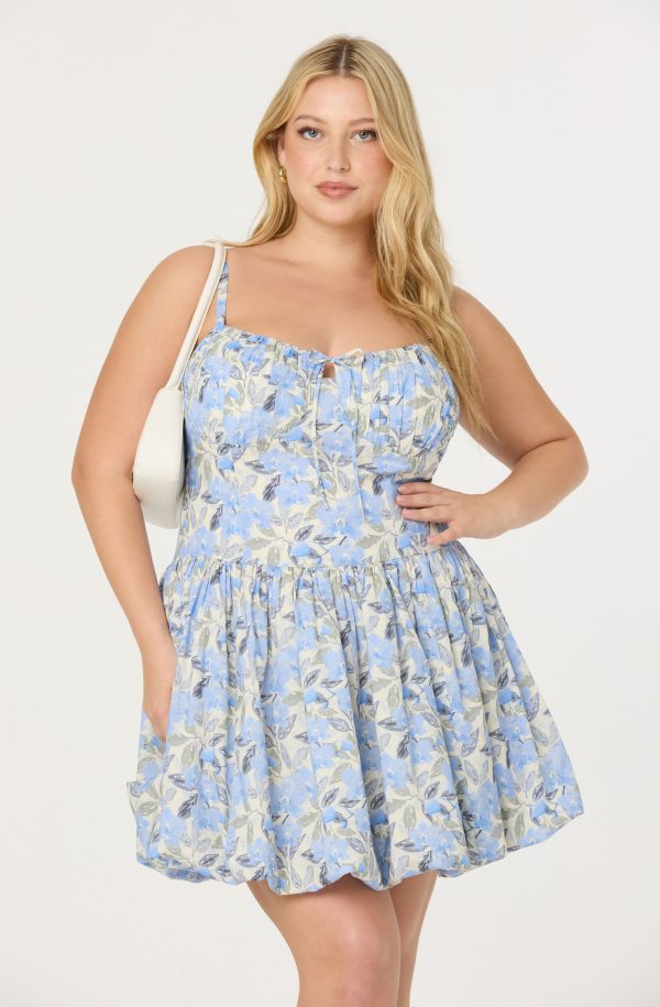 Larissa Floral Bubble Mini Dress - Image 7