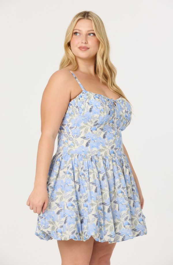 Larissa Floral Bubble Mini Dress - Image 8
