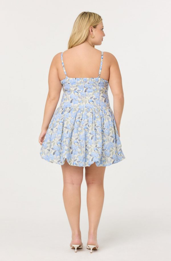 Larissa Floral Bubble Mini Dress - Image 9
