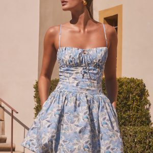 Larissa Floral Bubble Mini Dress