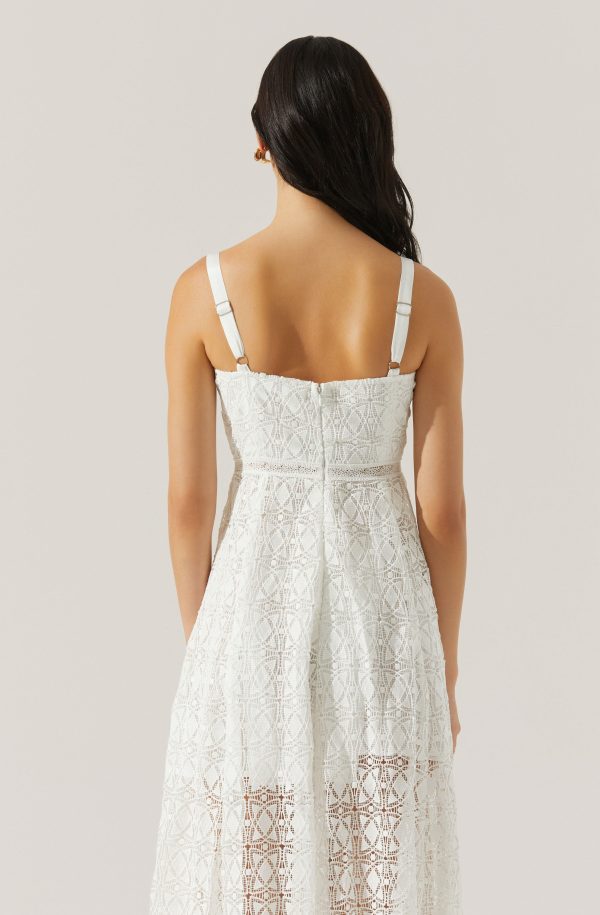 Tenna Lace Bustier Midi Dress - Image 4