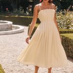 Sunny Pleated Midi Dress