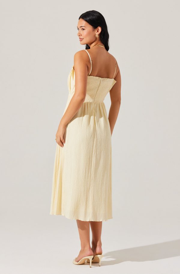 Sunny Pleated Midi Dress - Image 3