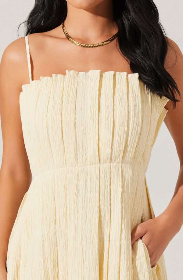 Sunny Pleated Midi Dress - Image 4