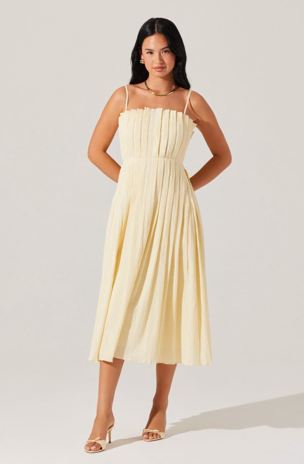 Sunny Pleated Midi Dress - Image 2