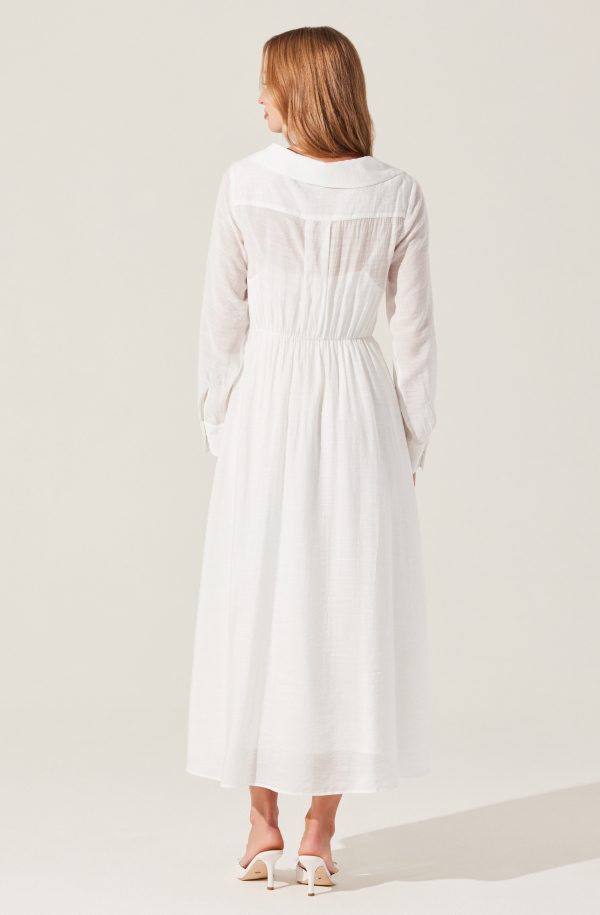 Diell Pleated Midi Dress - Image 6
