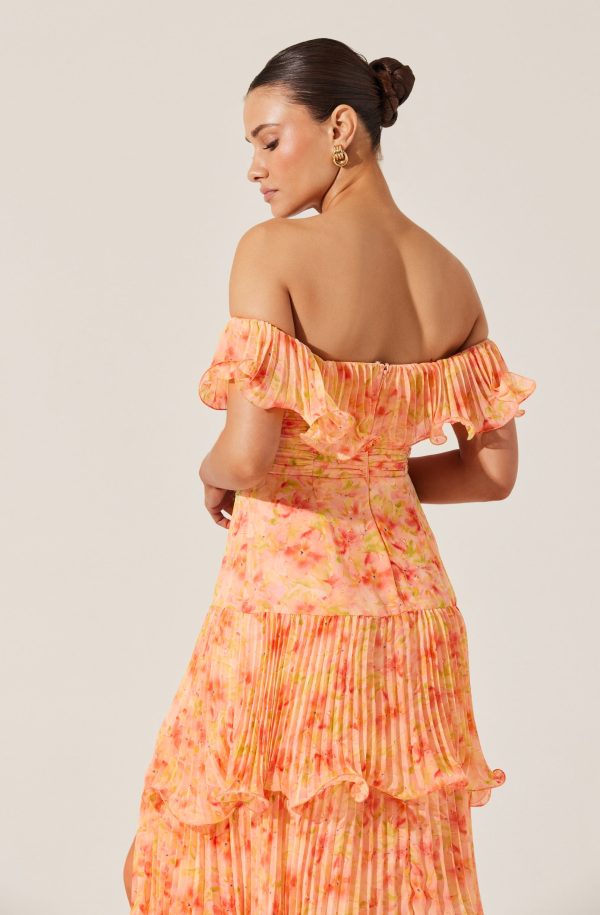 Wilder Pleated Tiered Maxi Dress - Image 4