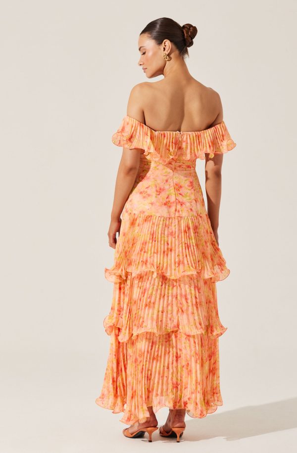 Wilder Pleated Tiered Maxi Dress - Image 6