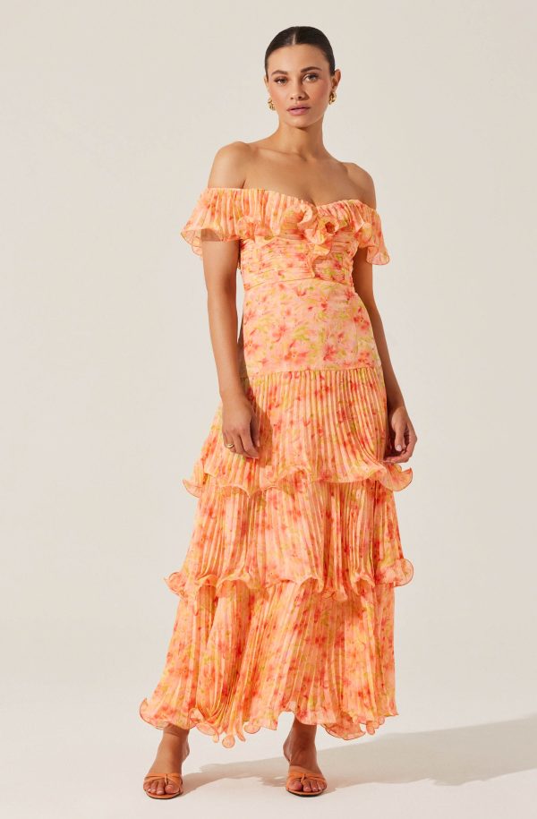 Wilder Pleated Tiered Maxi Dress - Image 5