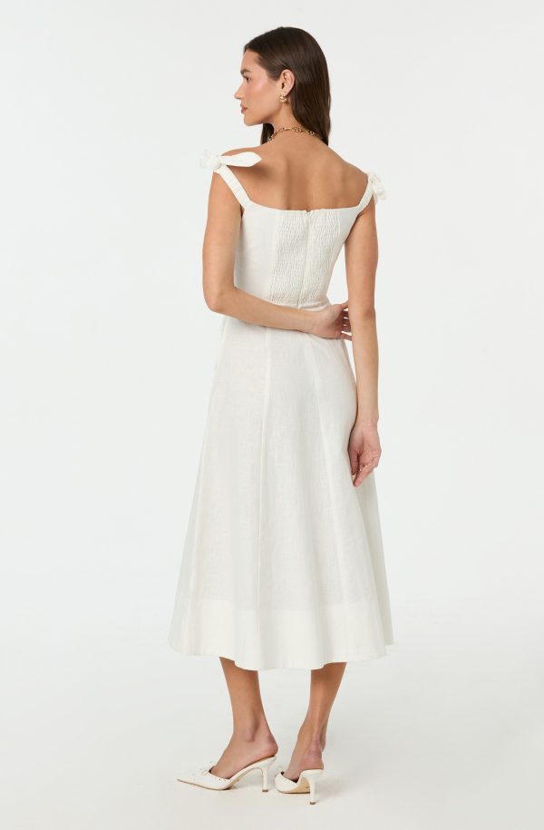 Charelin Linen Off Shoulder Dress - Image 12