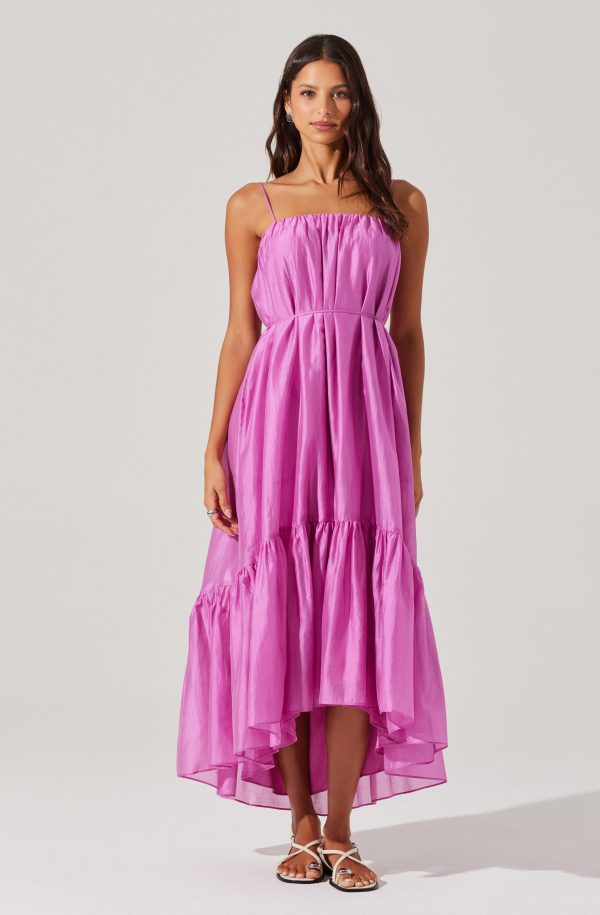 Elisha Tiered High-Low Maxi Dress - Image 6