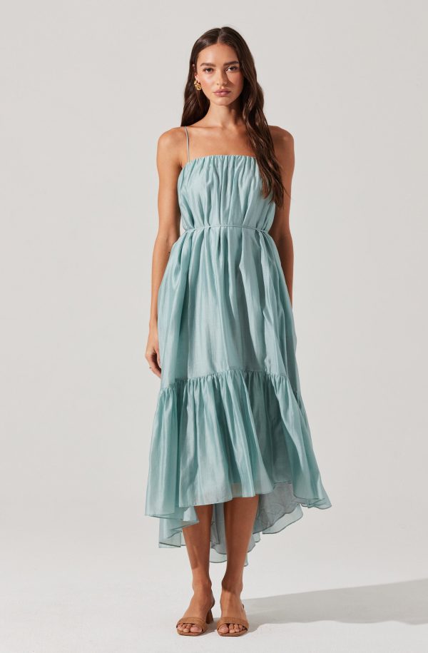 Elisha Tiered High-Low Maxi Dress - Image 9