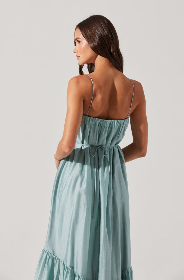 Elisha Tiered High-Low Maxi Dress - Image 10