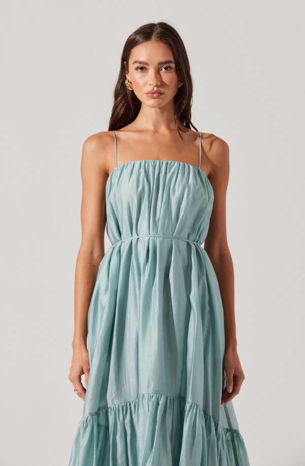 Elisha Tiered High-Low Maxi Dress - Image 11