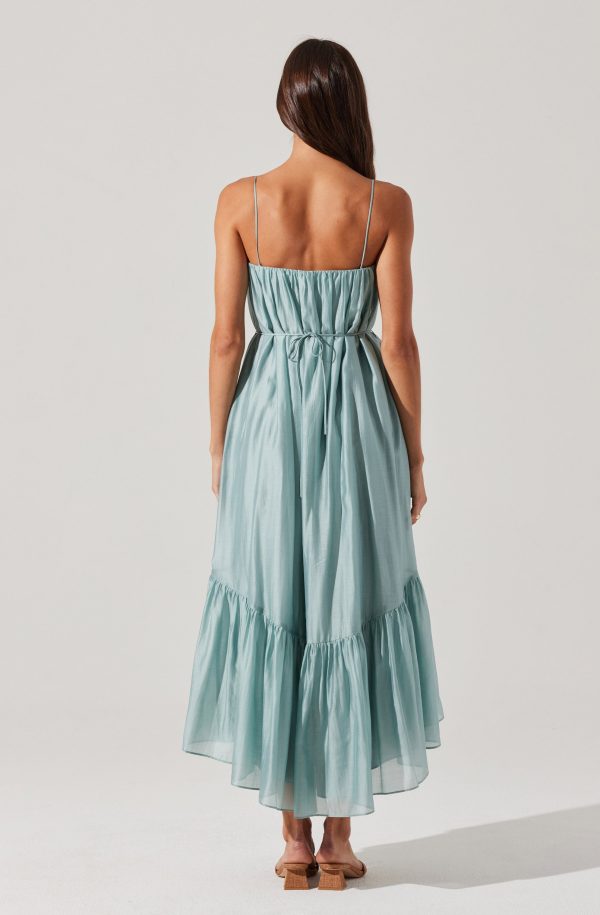 Elisha Tiered High-Low Maxi Dress - Image 12