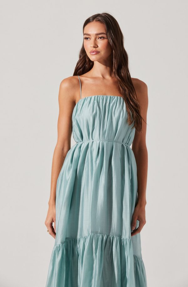 Elisha Tiered High-Low Maxi Dress - Image 8