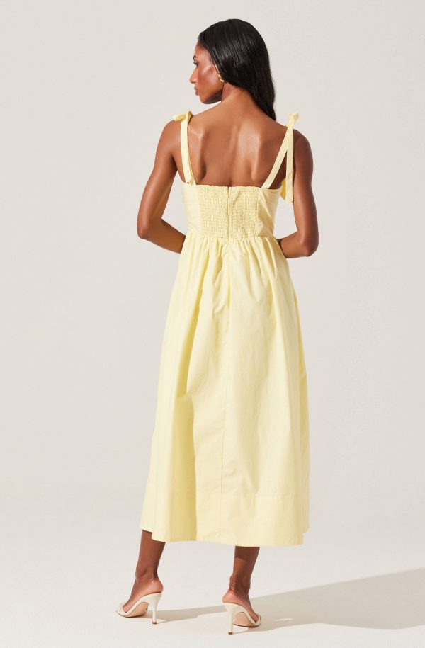 Helia Bow Front Midi Dress - Image 2