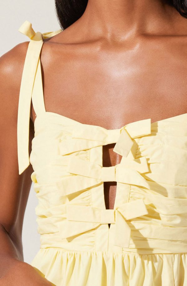 Helia Bow Front Midi Dress - Image 4