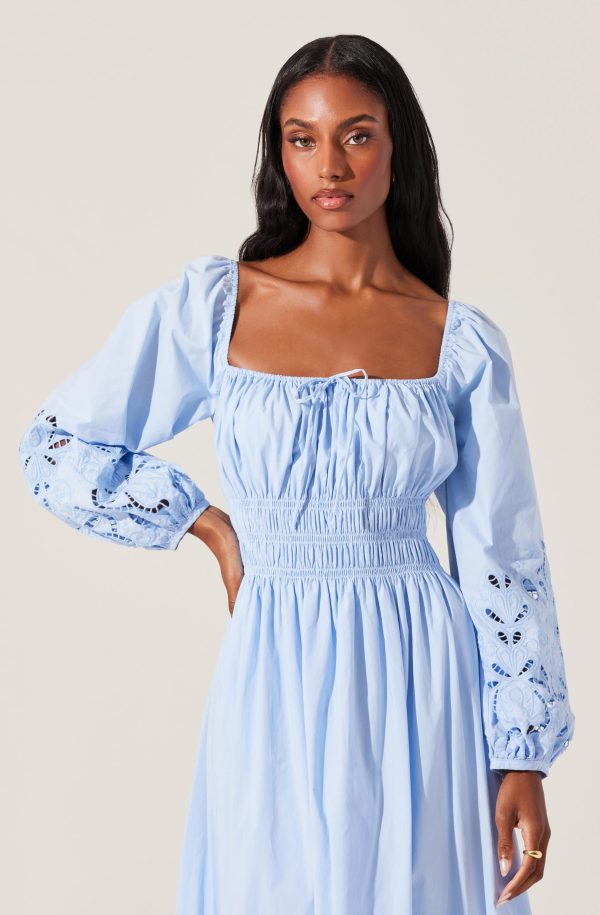 Wisnia Eyelet Embroidered Dress - Image 2