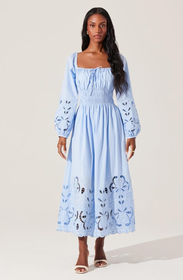 Wisnia Eyelet Embroidered Dress - Image 3