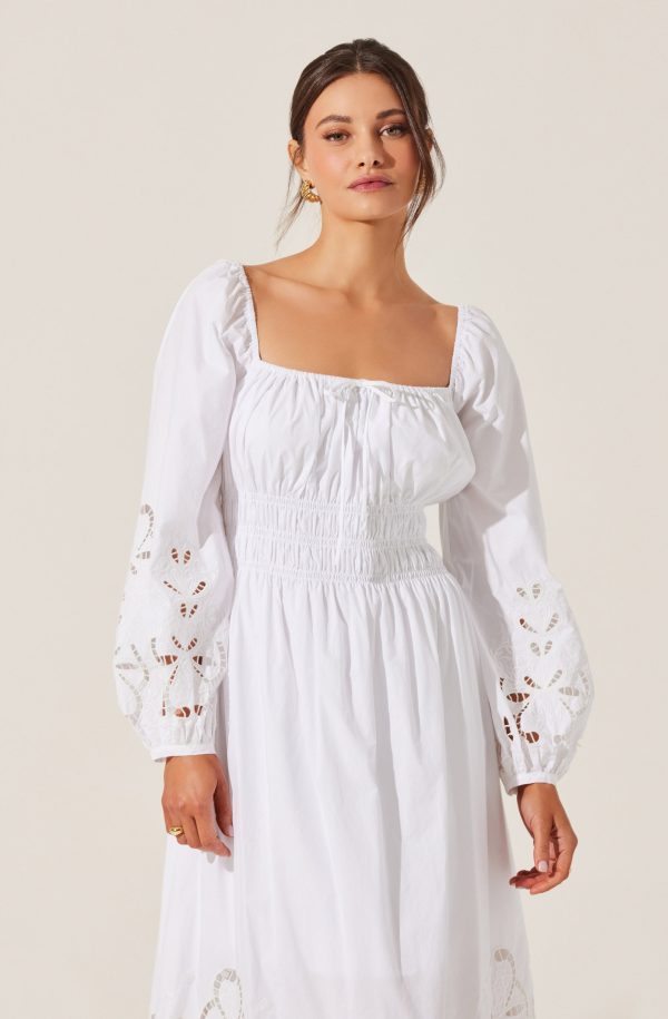 Wisnia Eyelet Embroidered Dress - Image 8