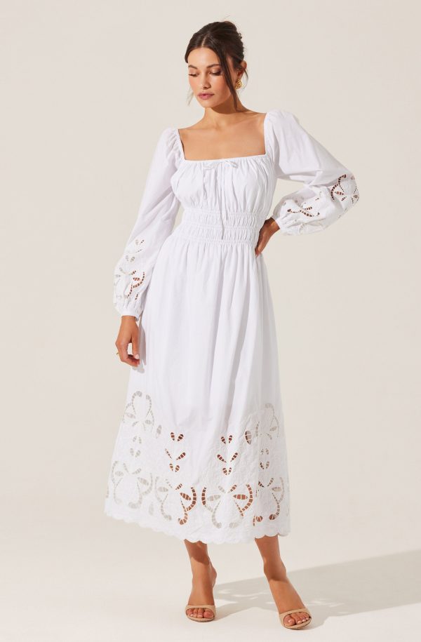 Wisnia Eyelet Embroidered Dress - Image 9