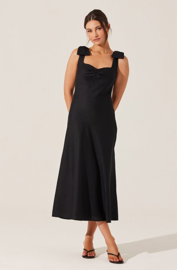 Kateleya Bow Detail Midi Dress - Image 11