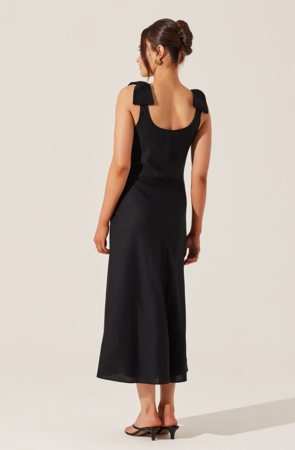 Kateleya Bow Detail Midi Dress - Image 8