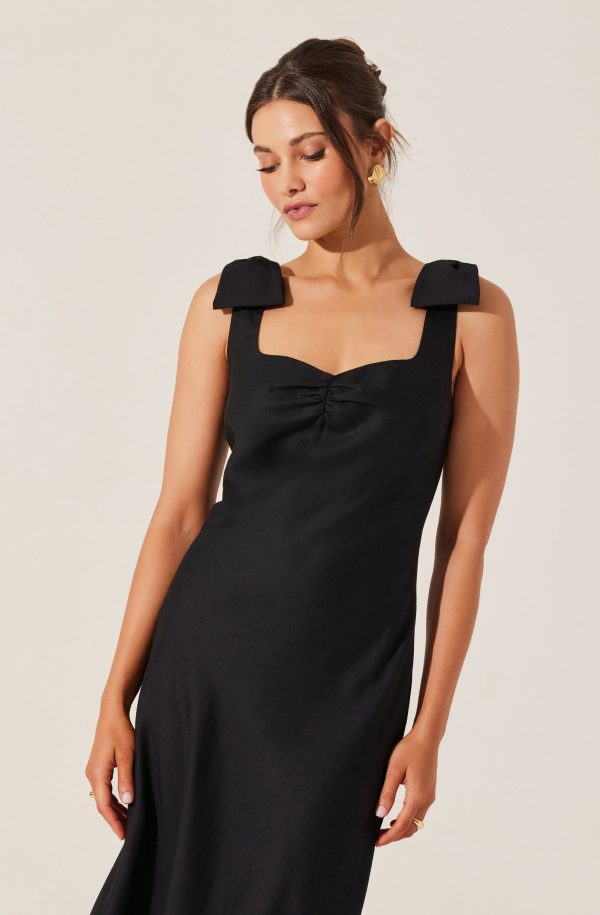 Kateleya Bow Detail Midi Dress - Image 9