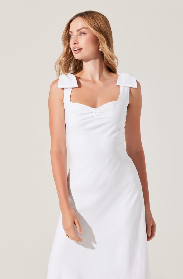 Kateleya Bow Detail Midi Dress - Image 3
