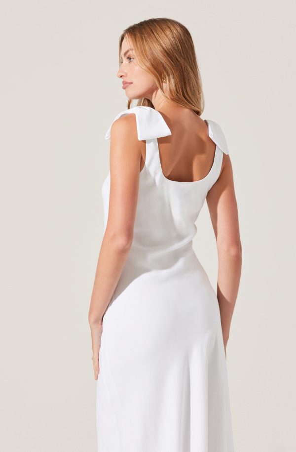Kateleya Bow Detail Midi Dress - Image 5