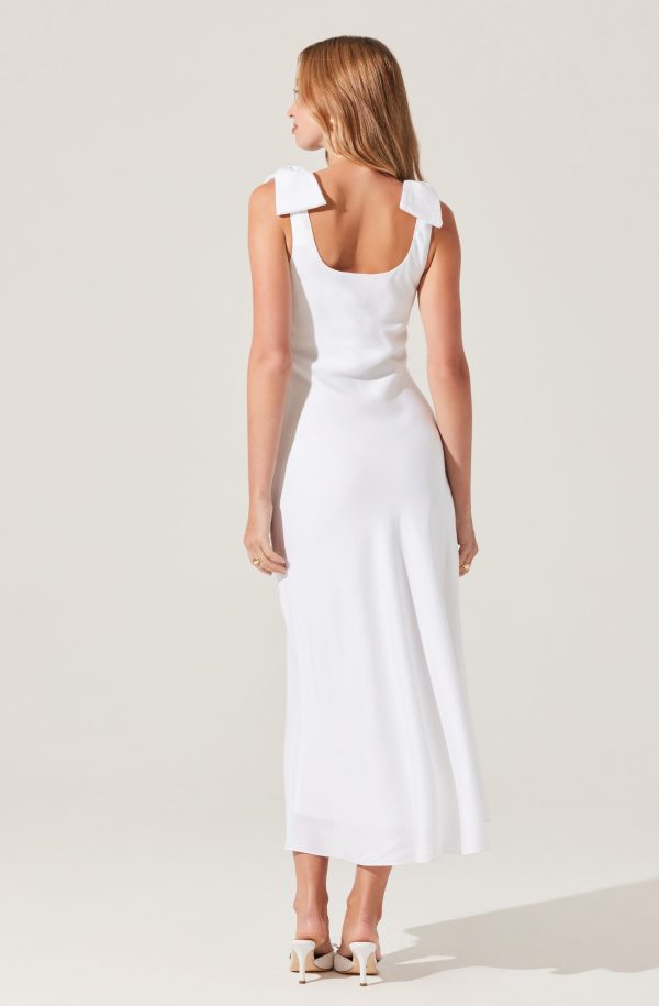 Kateleya Bow Detail Midi Dress - Image 2
