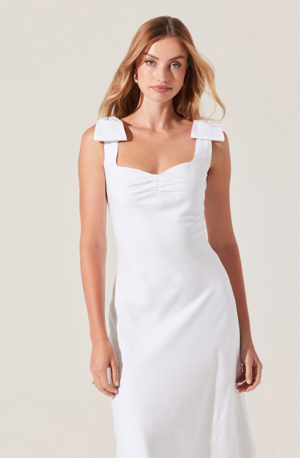 Kateleya Bow Detail Midi Dress - Image 6
