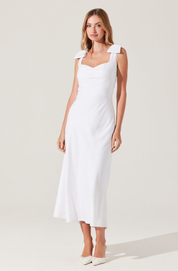 Kateleya Bow Detail Midi Dress - Image 4