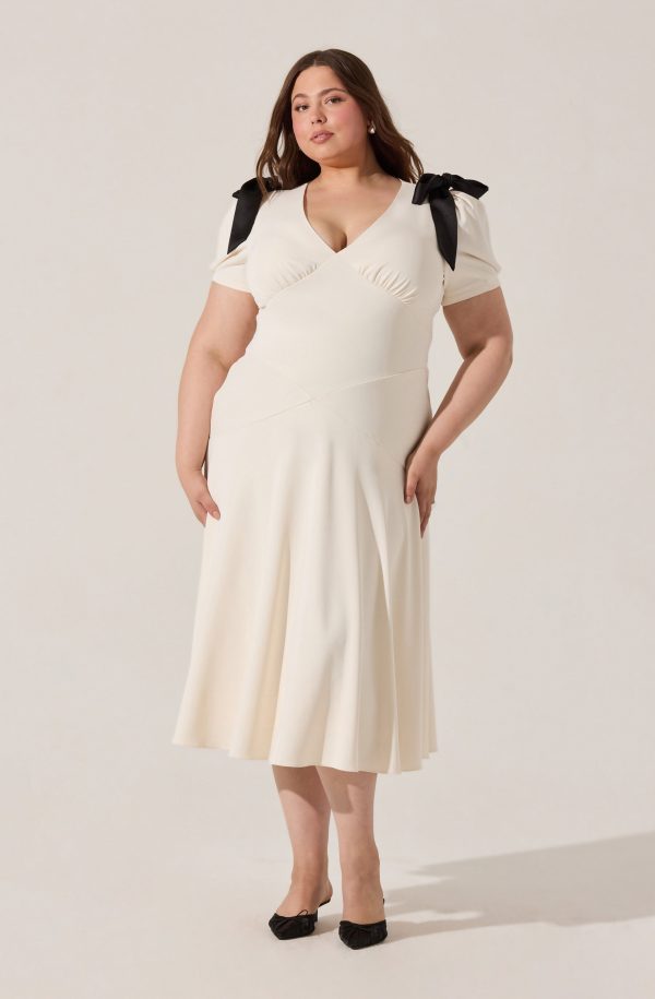 Ciela Bow Puff Sleeve Dress - Image 9