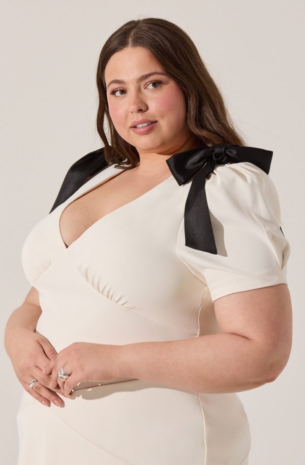 Ciela Bow Puff Sleeve Dress - Image 10