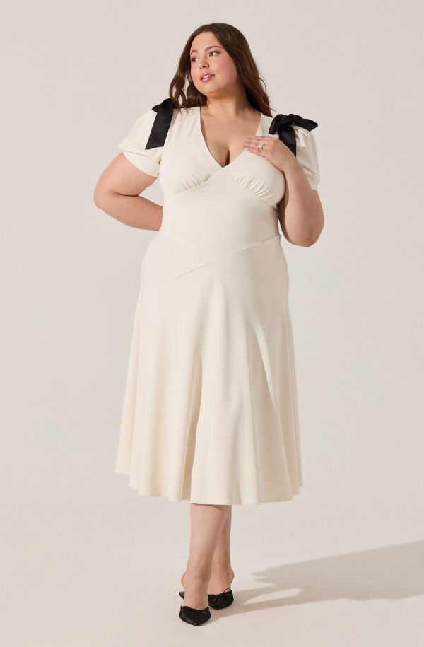 Ciela Bow Puff Sleeve Dress - Image 11