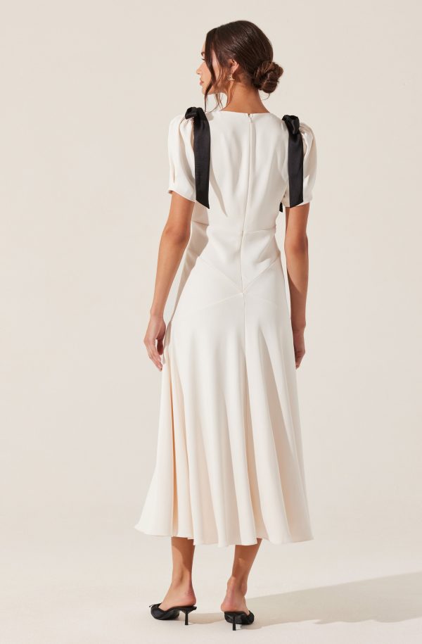 Ciela Bow Puff Sleeve Dress - Image 2