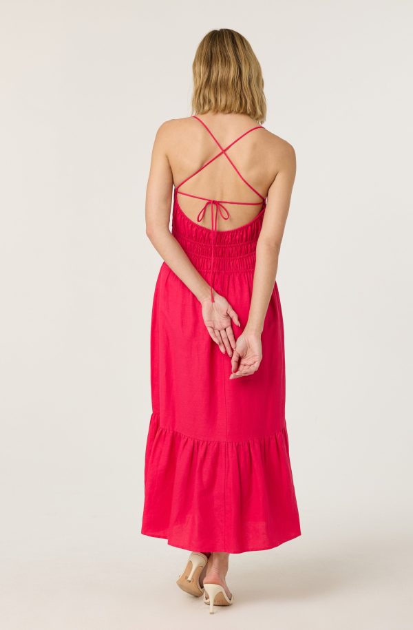 Eleni Linen-Blend Midi Dress - Image 8