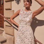 Priscila Crochet Floral Mini Dress