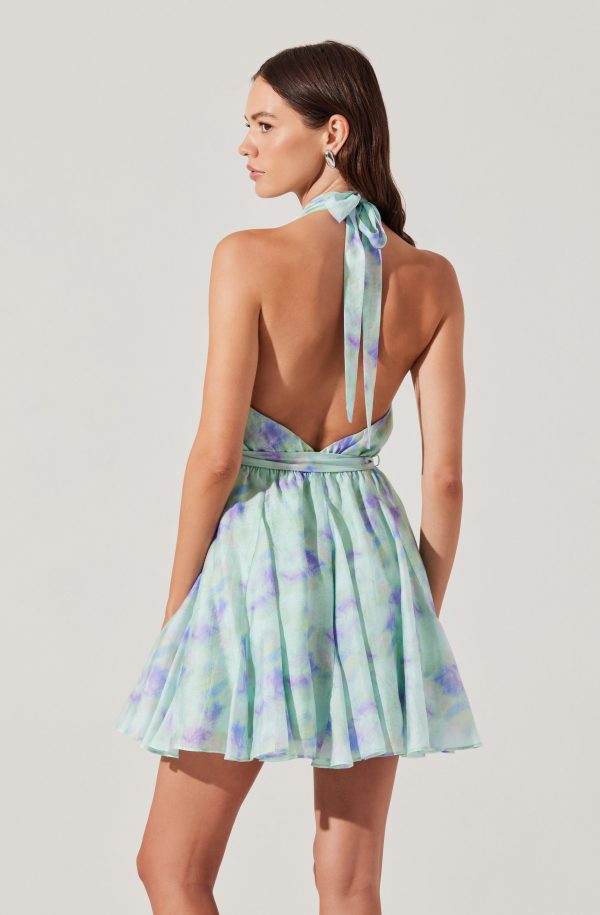 Clare Halter Neck Mini Dress - Image 2